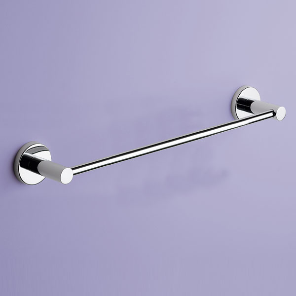 Toallero de barra cromado para accesorios de baño 35 cm